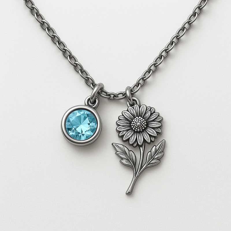 Effortless Custom Jewelry Creation: Birth Month Flower & Birthstone Charms
