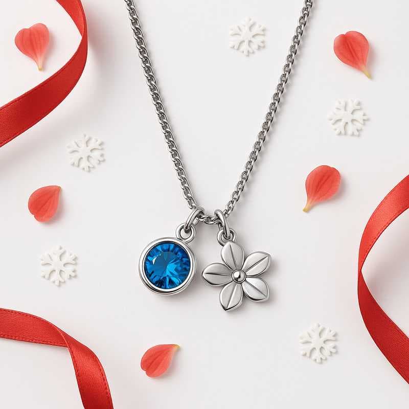 Charm the Holidays: Bespoke Birthstone & Bloom Necklaces
