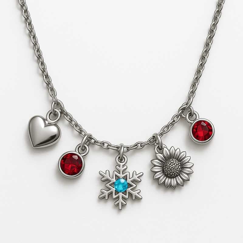 Spark Seasonal Magic with Custom Holiday Charm Necklaces