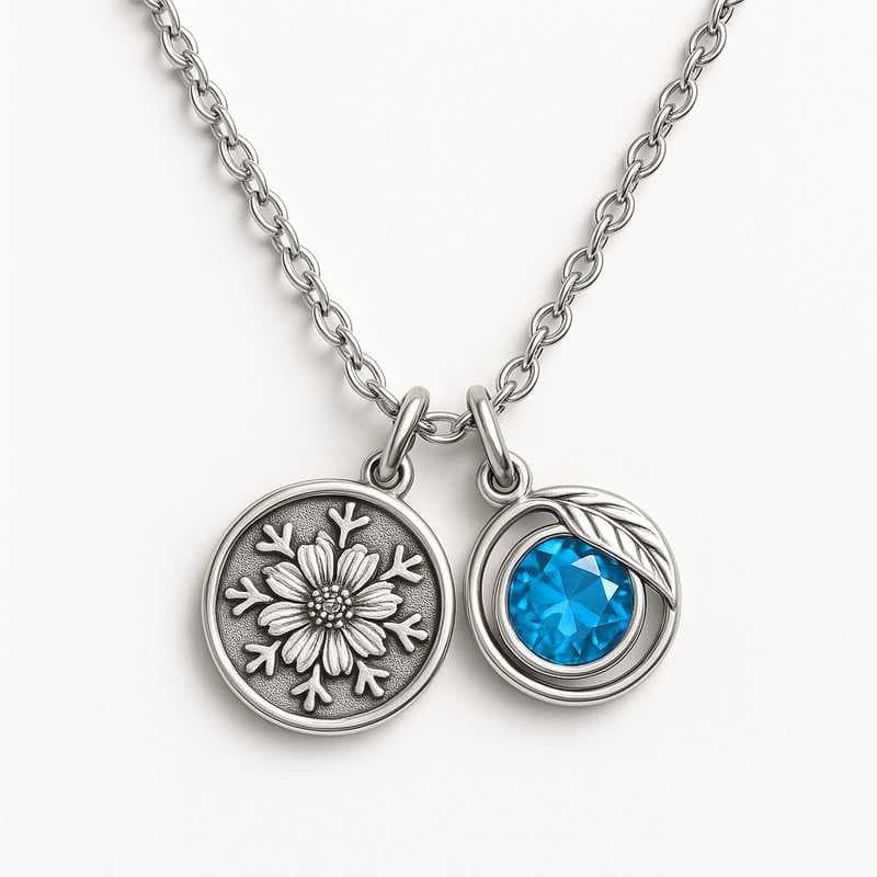 Charm the Holidays: Bespoke Bloom & Birthstone Necklaces