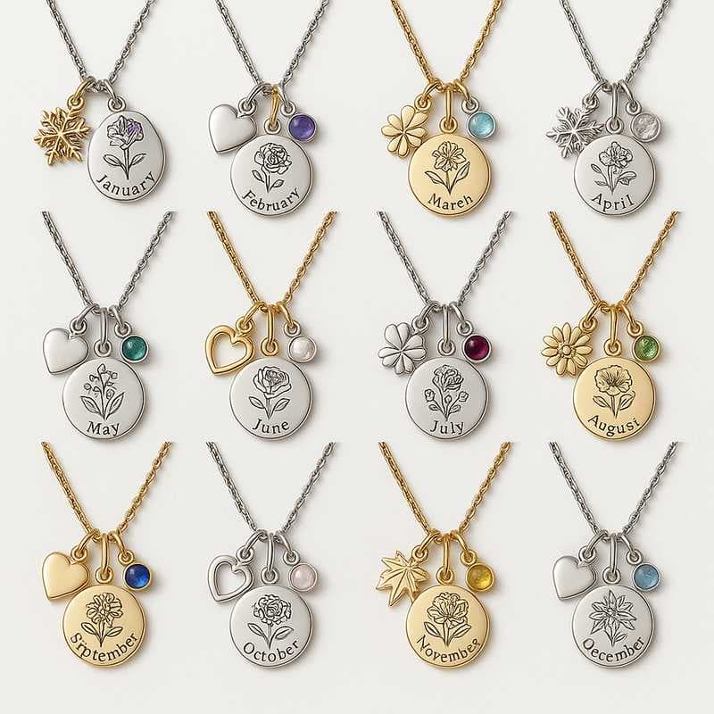 Seasonal Spark: Bespoke Birth Month Jewelry for Holidays & Beyond