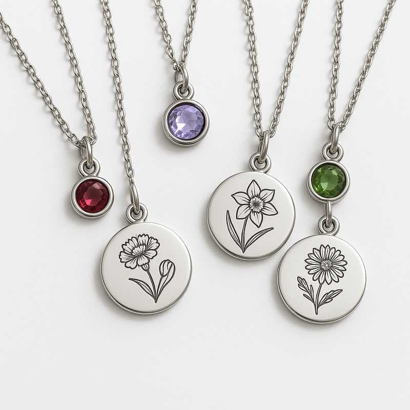 Charm the Seasons: Custom Floral & Gem Necklaces for Festive Moments