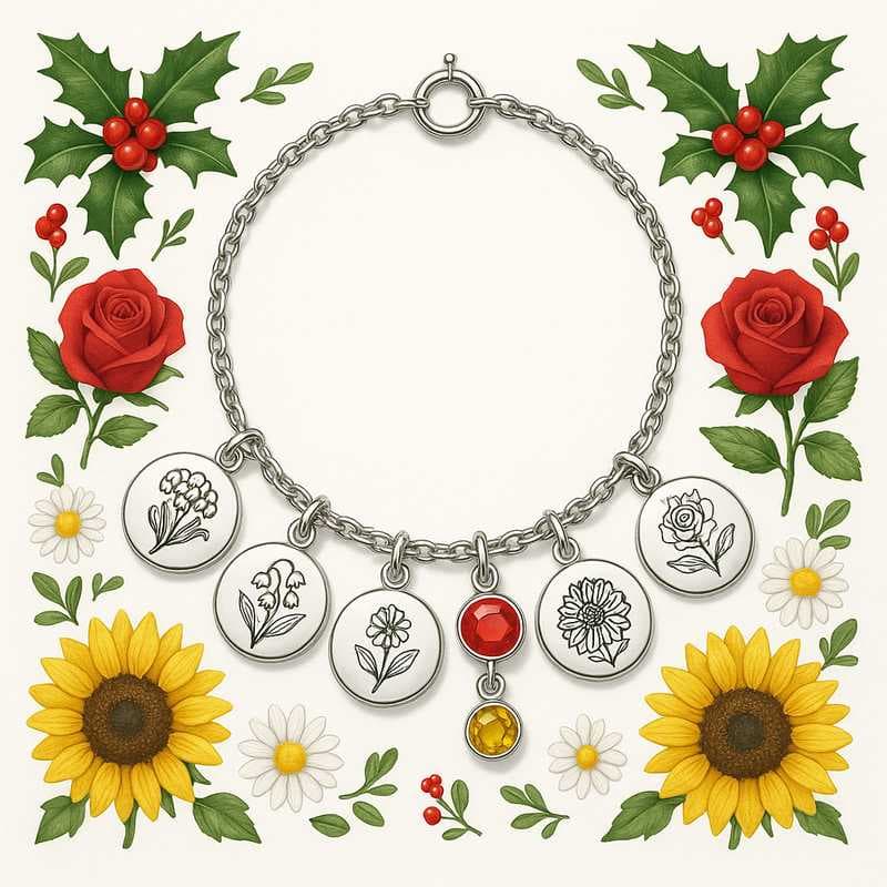 Holiday Spark: Custom Seasonal Charm Necklaces