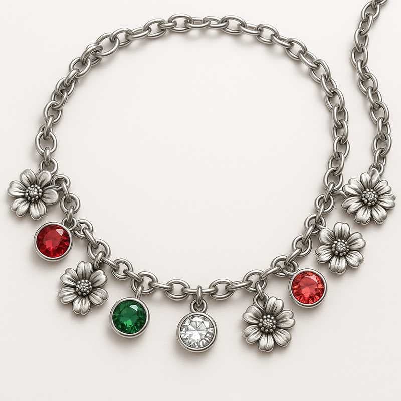 Charm the Holidays: Bespoke Floral & Birthstone Jewelry