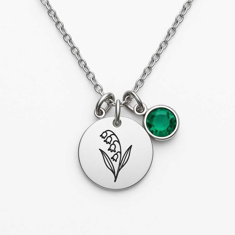 Seasonal Sparkle: Limited Edition Birthstone & Flower Charm Necklaces