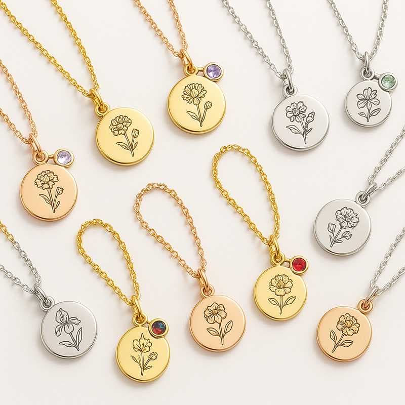 Gifting Seasons: Custom Floral & Birthstone Necklaces That Sparkle