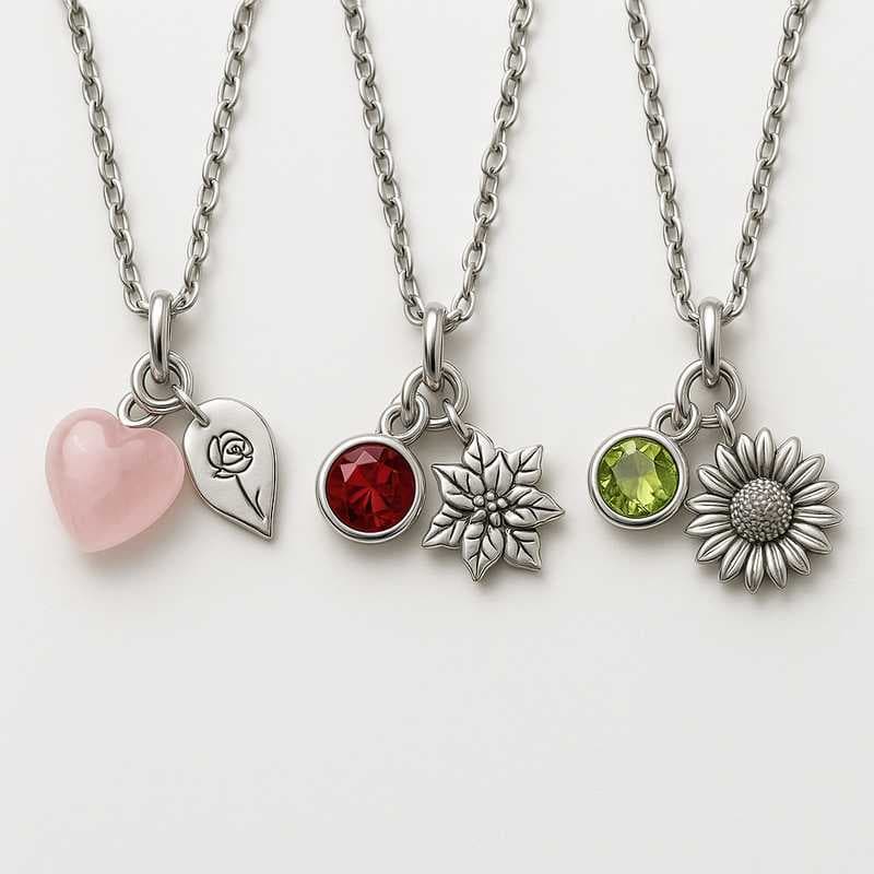 Charm the Holidays: Custom Floral & Birthstone Collections