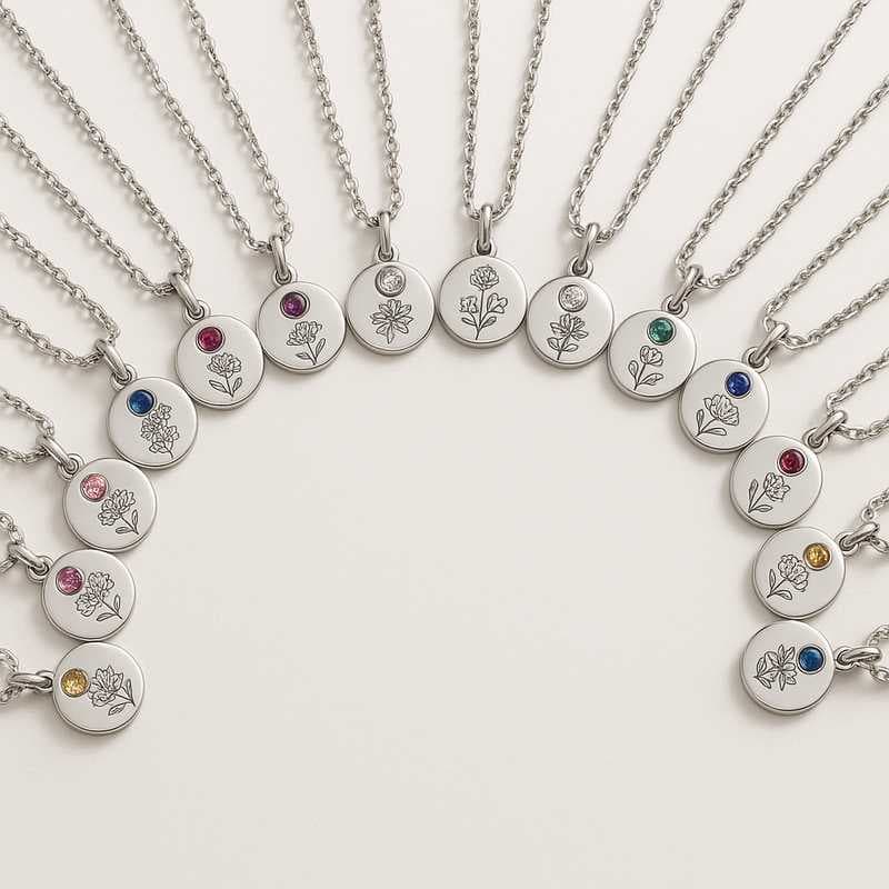 Tailored Brilliance: Birthstone & Bloom Charms for Every Industry