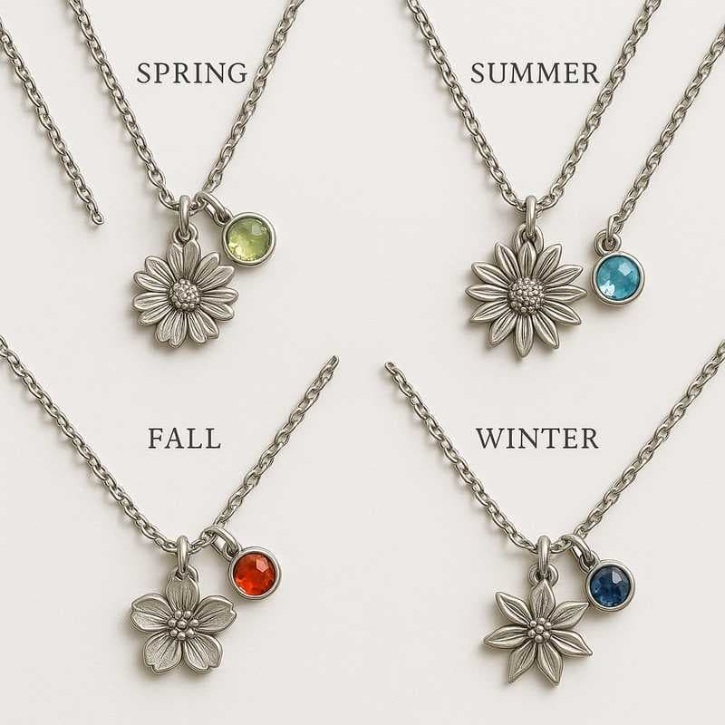 Charm the Seasons: Limited-Edition Flower & Birthstone Jewelry