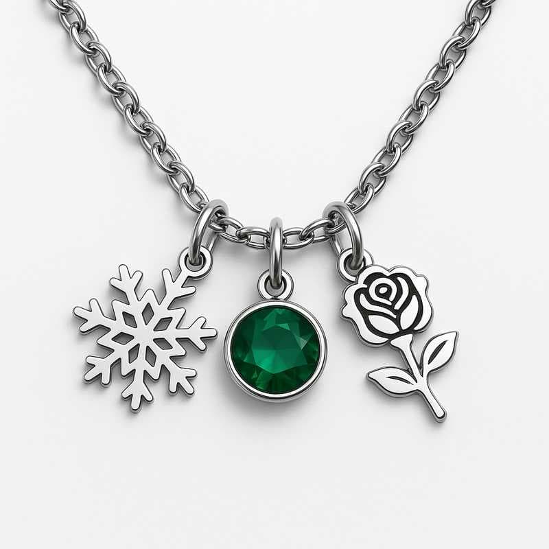 Holiday Spark: Limited-Edition Birthstone & Flower Charm Necklaces
