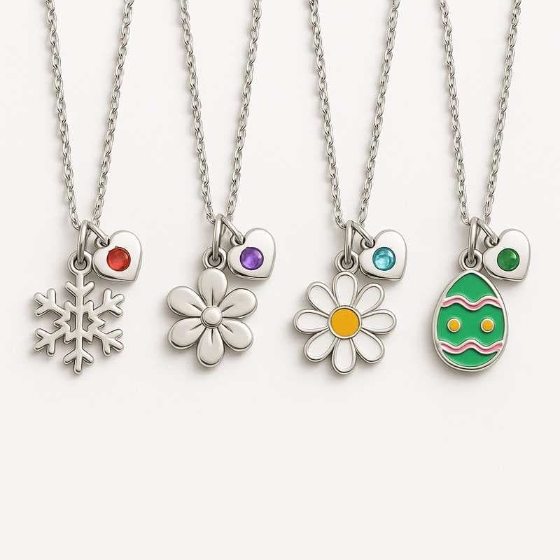 Holiday Radiance: Custom Charm Necklaces for Every Season