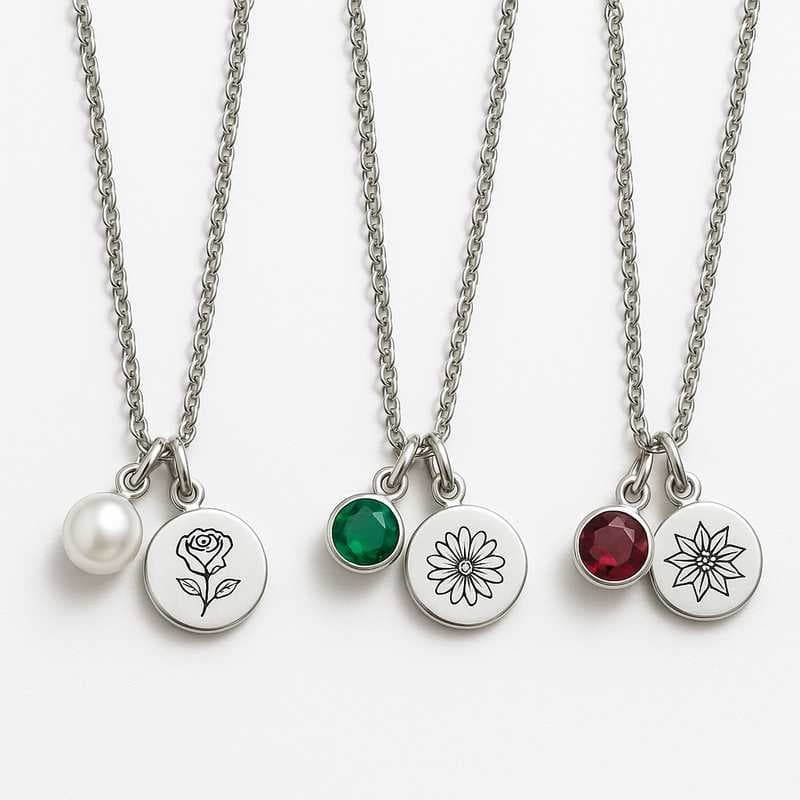 Holiday Charmworks: Bespoke Birthstone & Bloom Necklaces