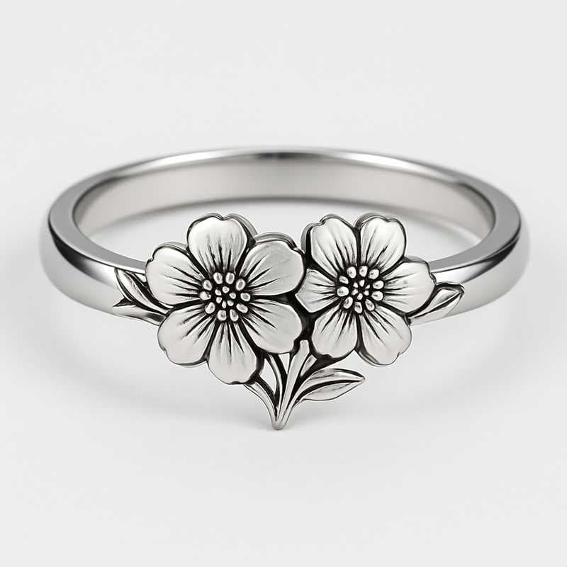 Seasonal Elegance: Custom Birth Flower Rings for Every Holiday