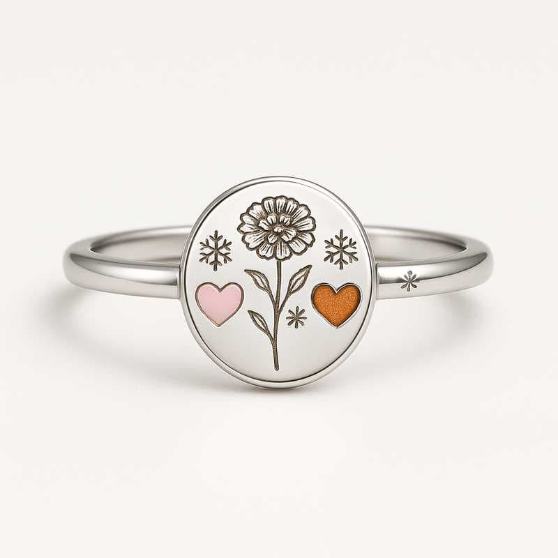 Year-Round Elegance: Limited Birth Flower Rings for Every Occasion