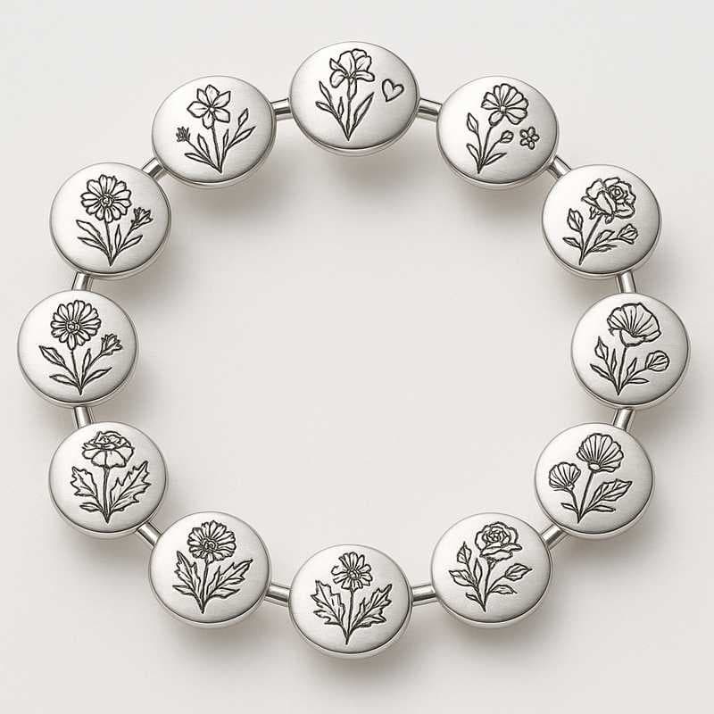 Year-Round Elegance: Holiday & Seasonal Birth Flower Rings