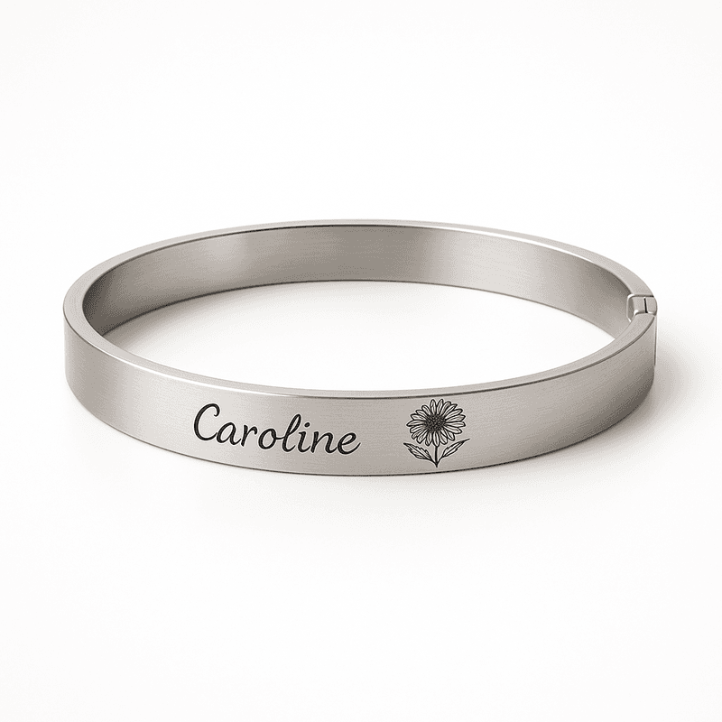 Custom Stainless Steel Birth Flower Bracelet OEM/ODM Sourcing Guide