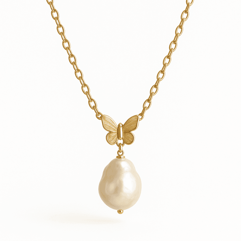 Sustainable Baroque Pearl Necklace with 14k Gold Plated Chain OEM/ODM Sourcing Guide