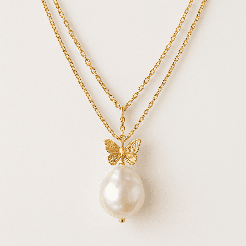 Sustainable Baroque Pearl Necklace with 14K Gold Plated Chain OEM/ODM Sourcing Guide