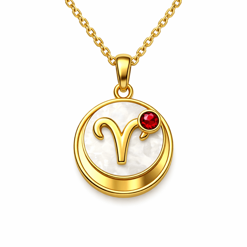 Custom Zodiac Birthstone Pendant: Wholesale Manufacturing of Gold Plated Zodiac Necklaces