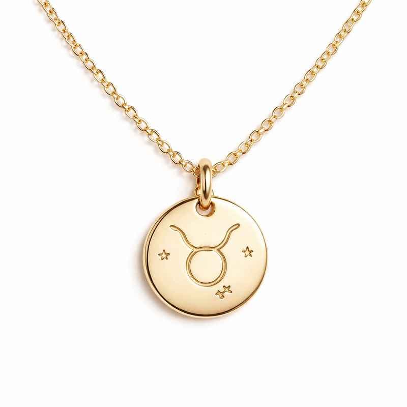 Personalized Zodiac Charm Pendant - Hypoallergenic DIY Necklace