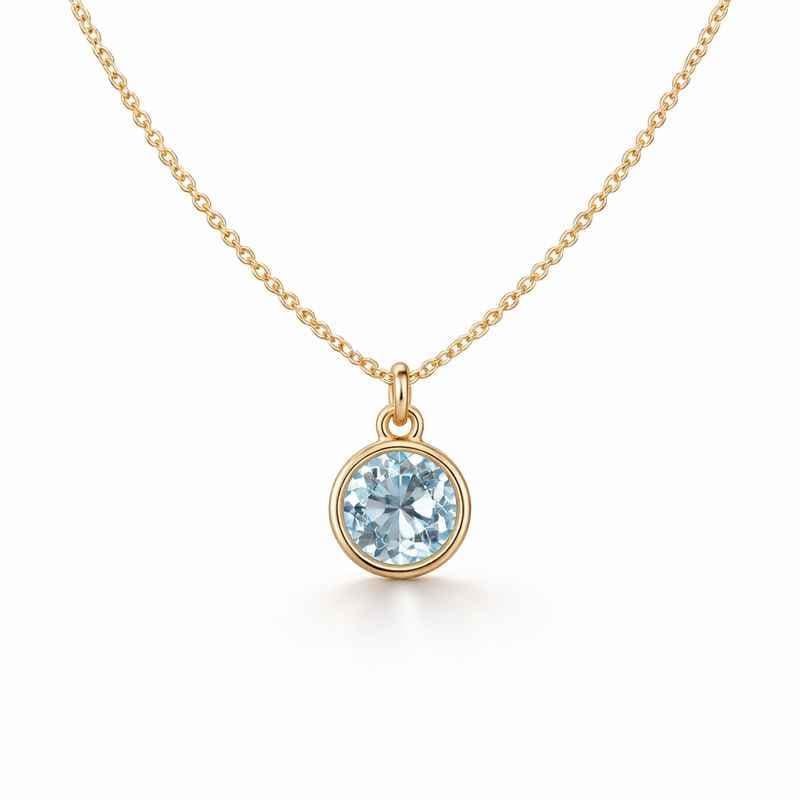 Personalized Birthstone Charm Pendant, Hypoallergenic DIY Necklace