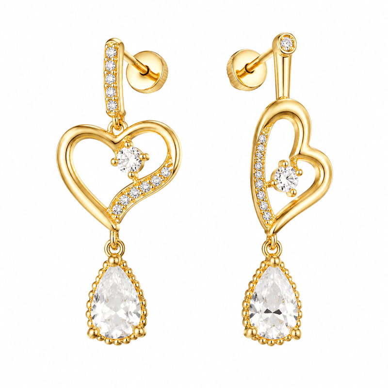 Asymmetric Heart Earrings: Boost Wholesale Jewelry Sales