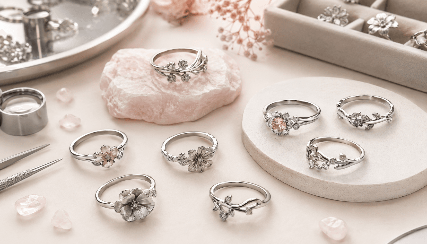 Timeless Treasures: Custom Birth Flower Rings for Every Holiday
