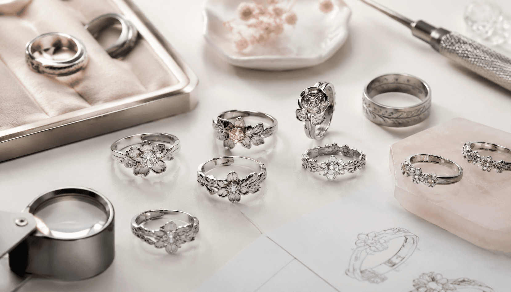 Timeless Petals: Seasonal Editions in Stainless Steel