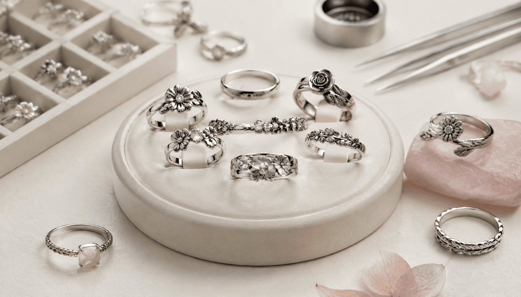 Timeless Blooms: Holiday & Seasonal Birth Flower Rings