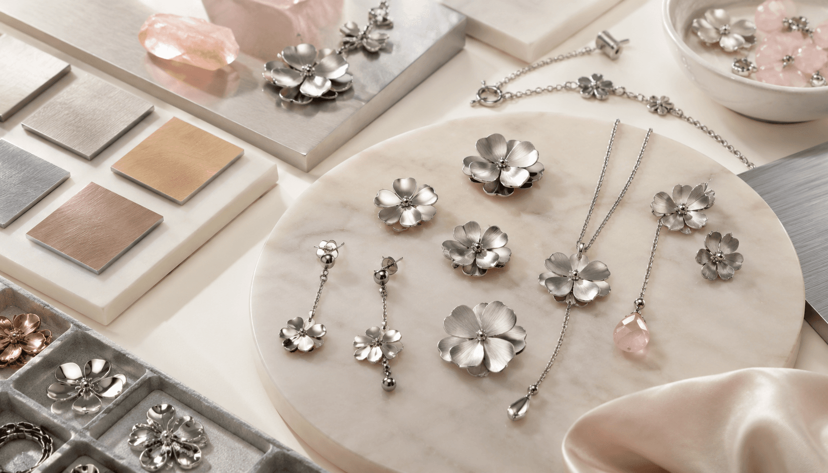 Timeless Blooms: Seasonal Elegance in Stainless Steel