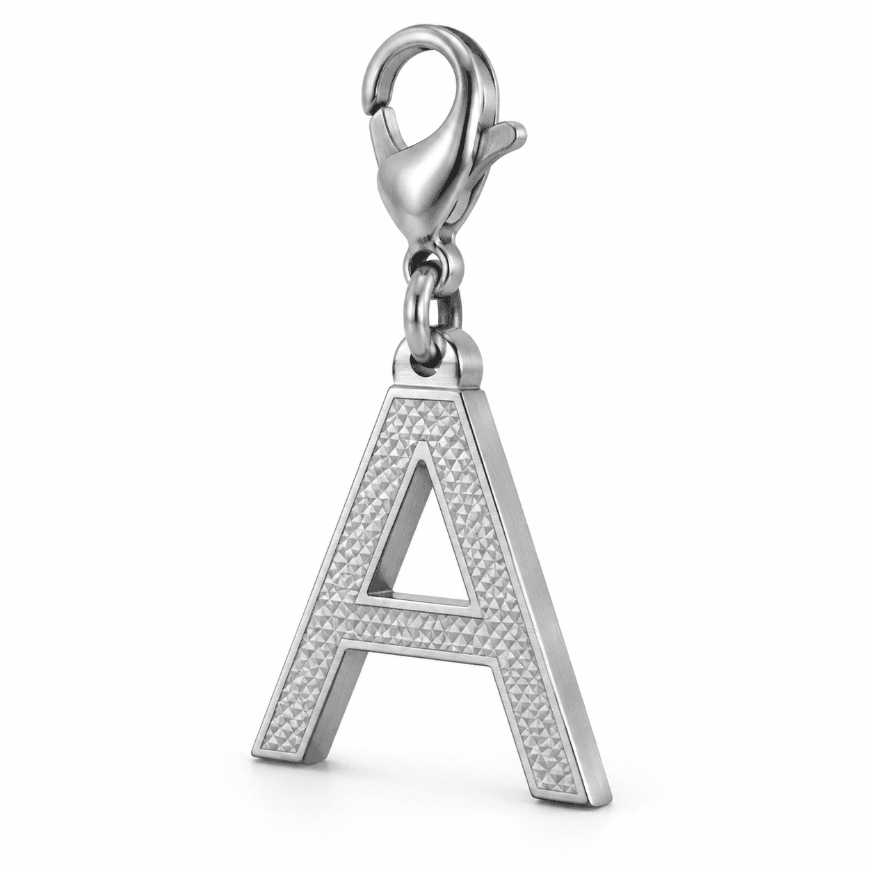 KiteGlyph Initial Pendant 316L Stainless Steel Charm
