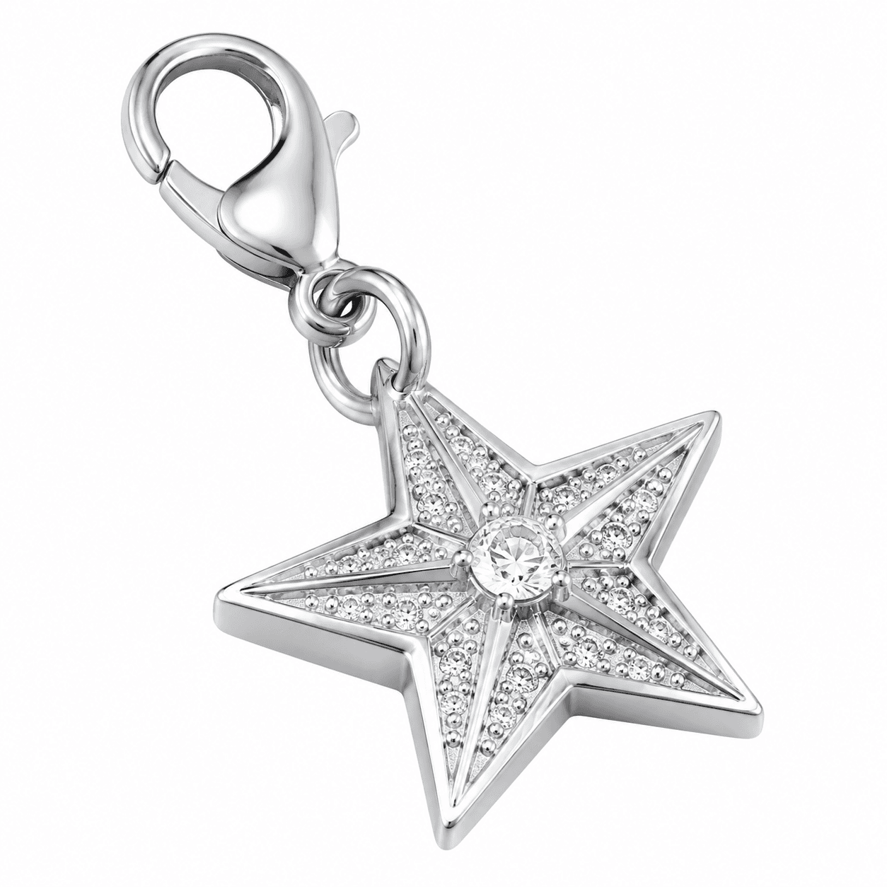 Aurora Galaxy Spiral Prestige 316L Stainless Steel Charm