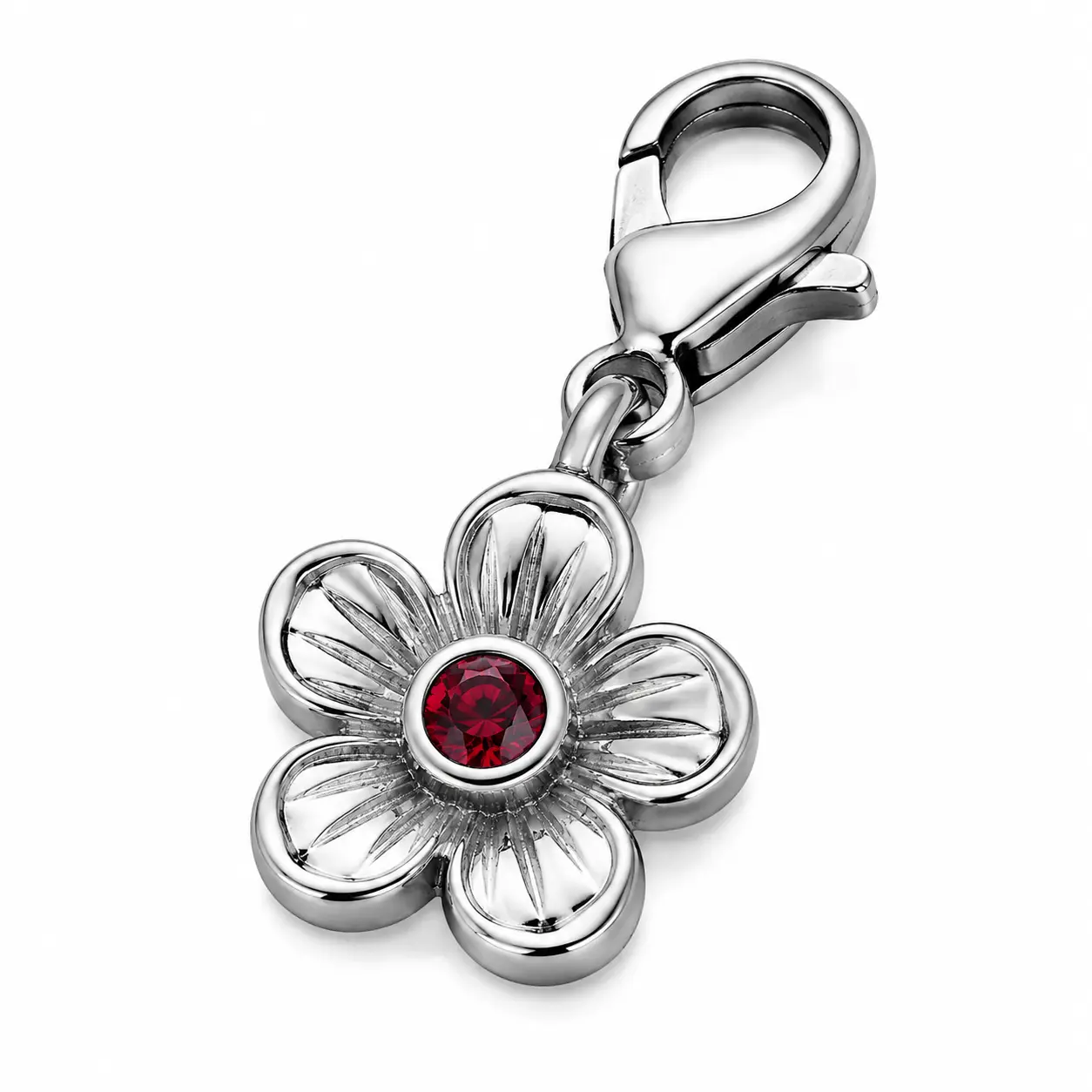 Ruby Petal Bloom Charm