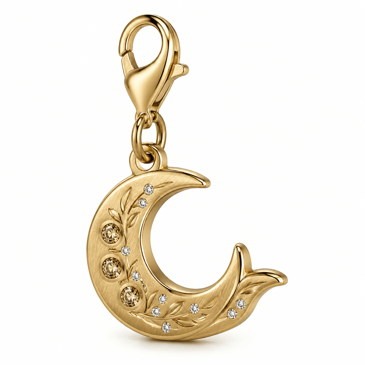 Azure Molten Orbit Charm in acciaio inossidabile 316L
