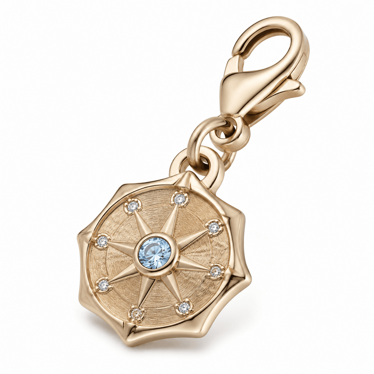 Nebula Vortex Galaxy Spiral Charm in acciaio inossidabile 316L