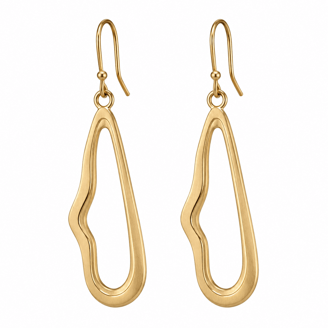 Blue Eclipse Orbit 316L Stainless Steel Earrings