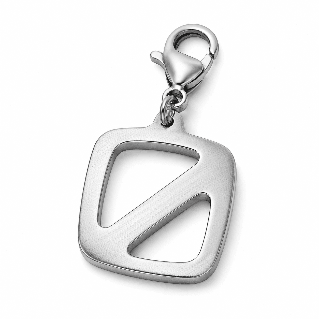 ShadowWeave Abstract Forge Charm 316L Stainless Steel (8 18 mm)
