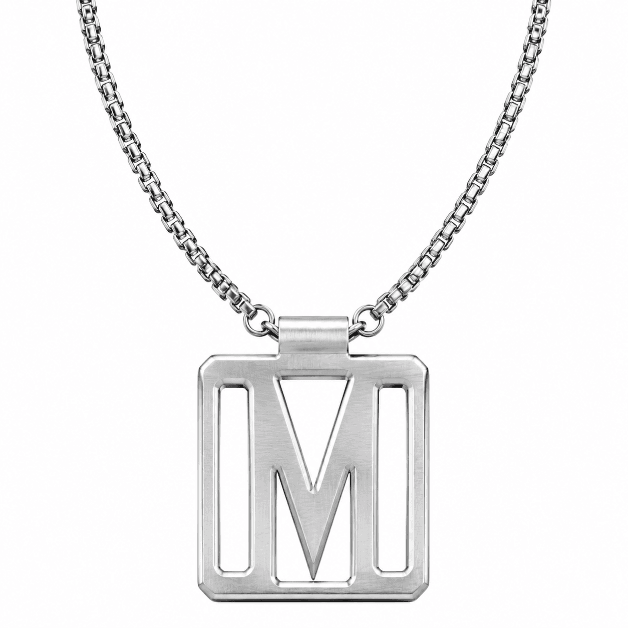 HexGlyph Initial Monogram Pendant Necklace