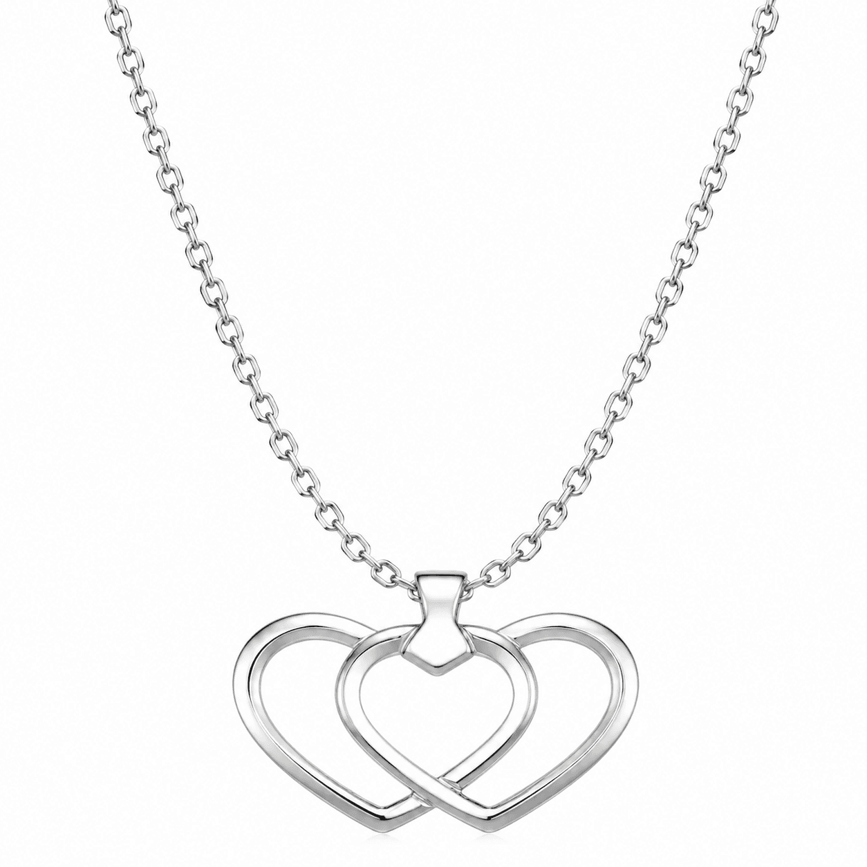 Freeform Echo Heart Necklace acier inoxydable 316L