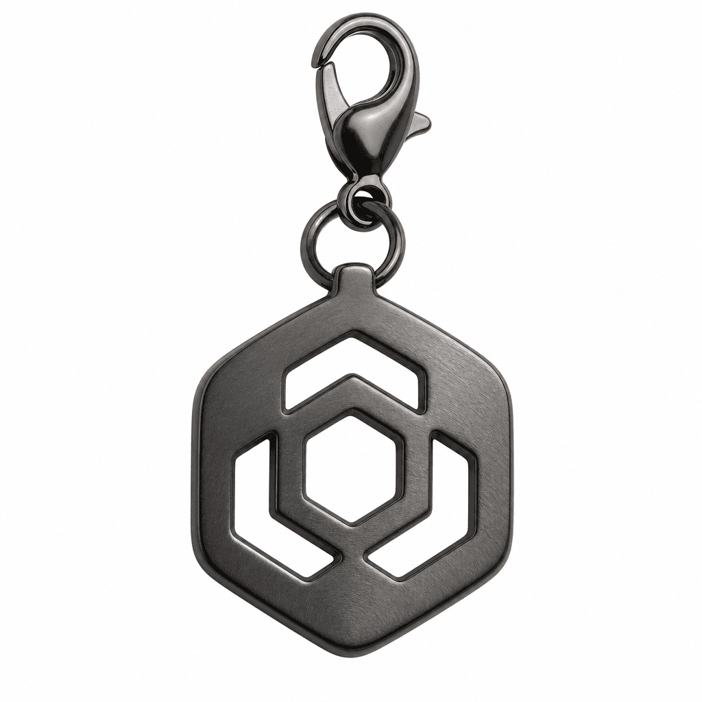 AeroFlux Abstract Organic Openwork Charm