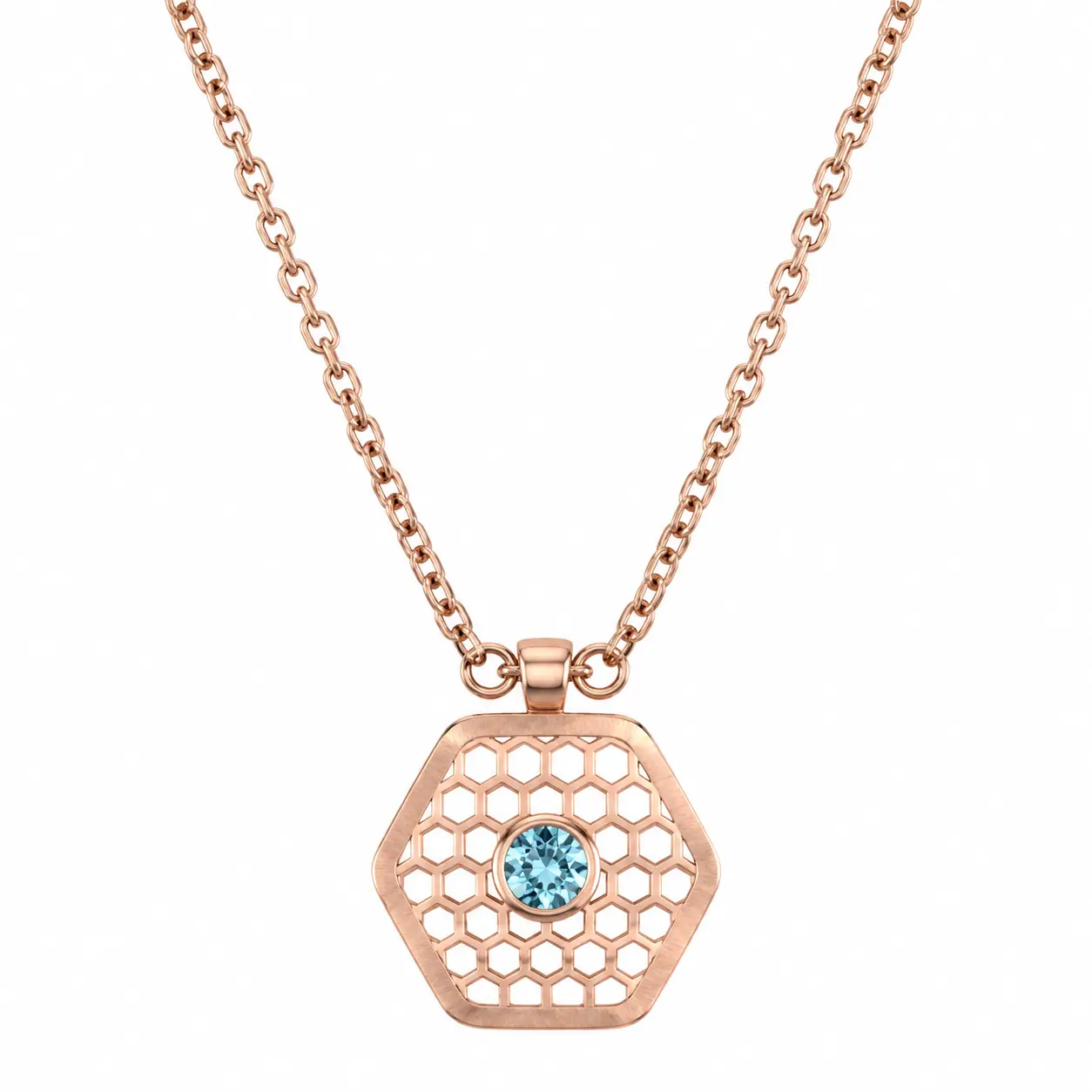 Aurora Metal Galaxy Birthstone Necklace