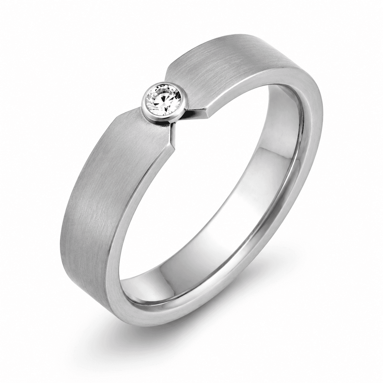 HexaEdge Noir Ring