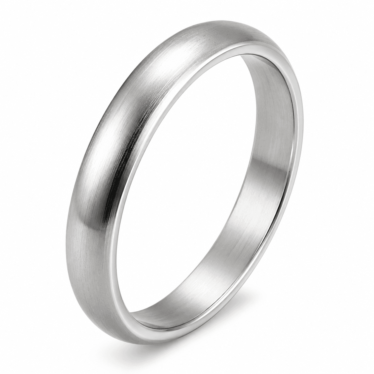 Kinetic Twist Two Tone Stainless Steel Ring