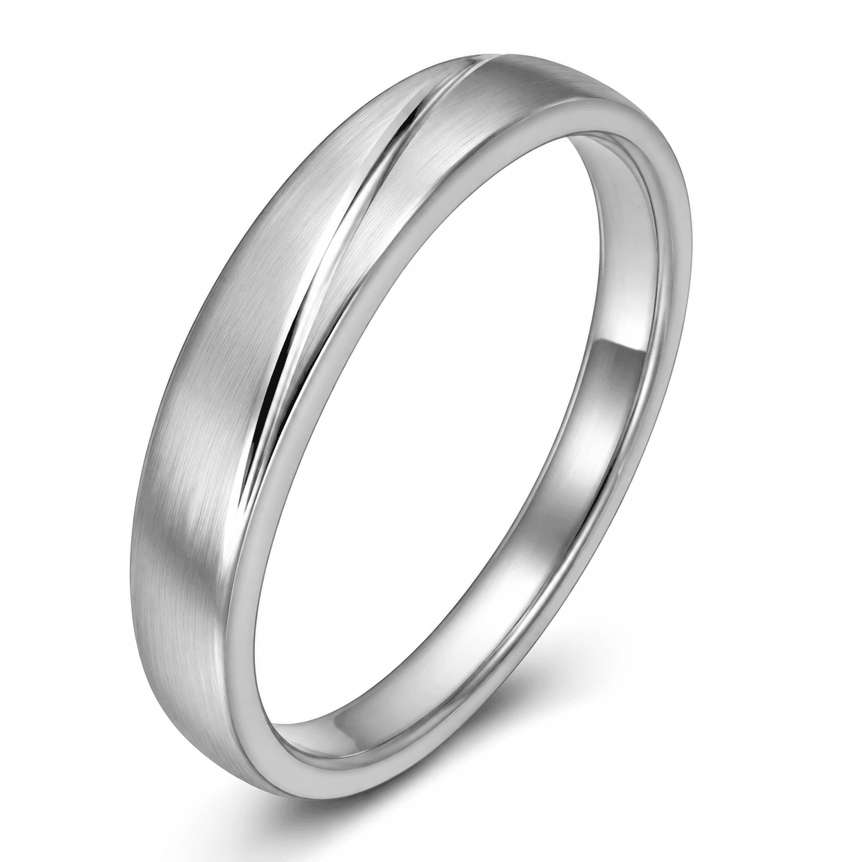 Anillo de acero inoxidable 316L de dos tonos Liquid Axis