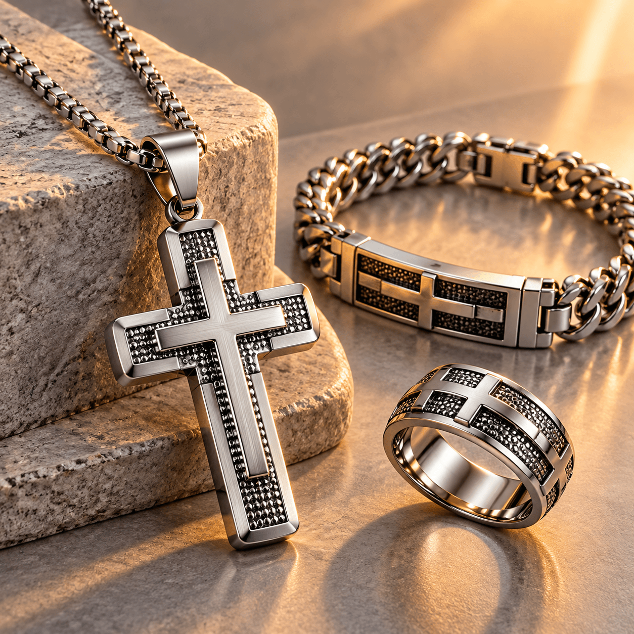 Stainless Steel Cross Pendant Necklace Material Guide