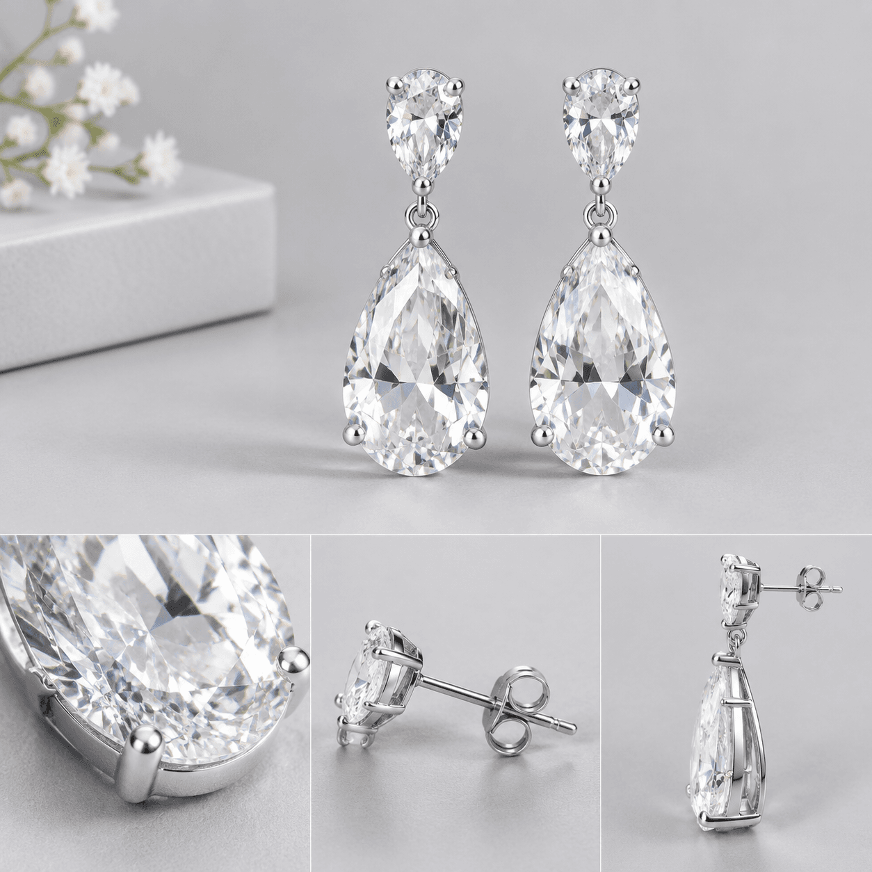 Large rhinestone earrings: Material Tech Deep Dive