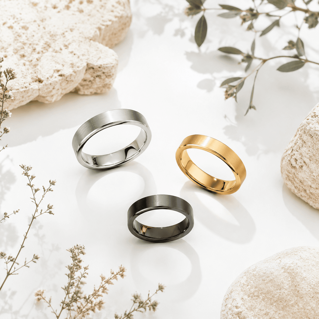 Shop Simple Stainless Steel Band Ring Collection Hub 2026