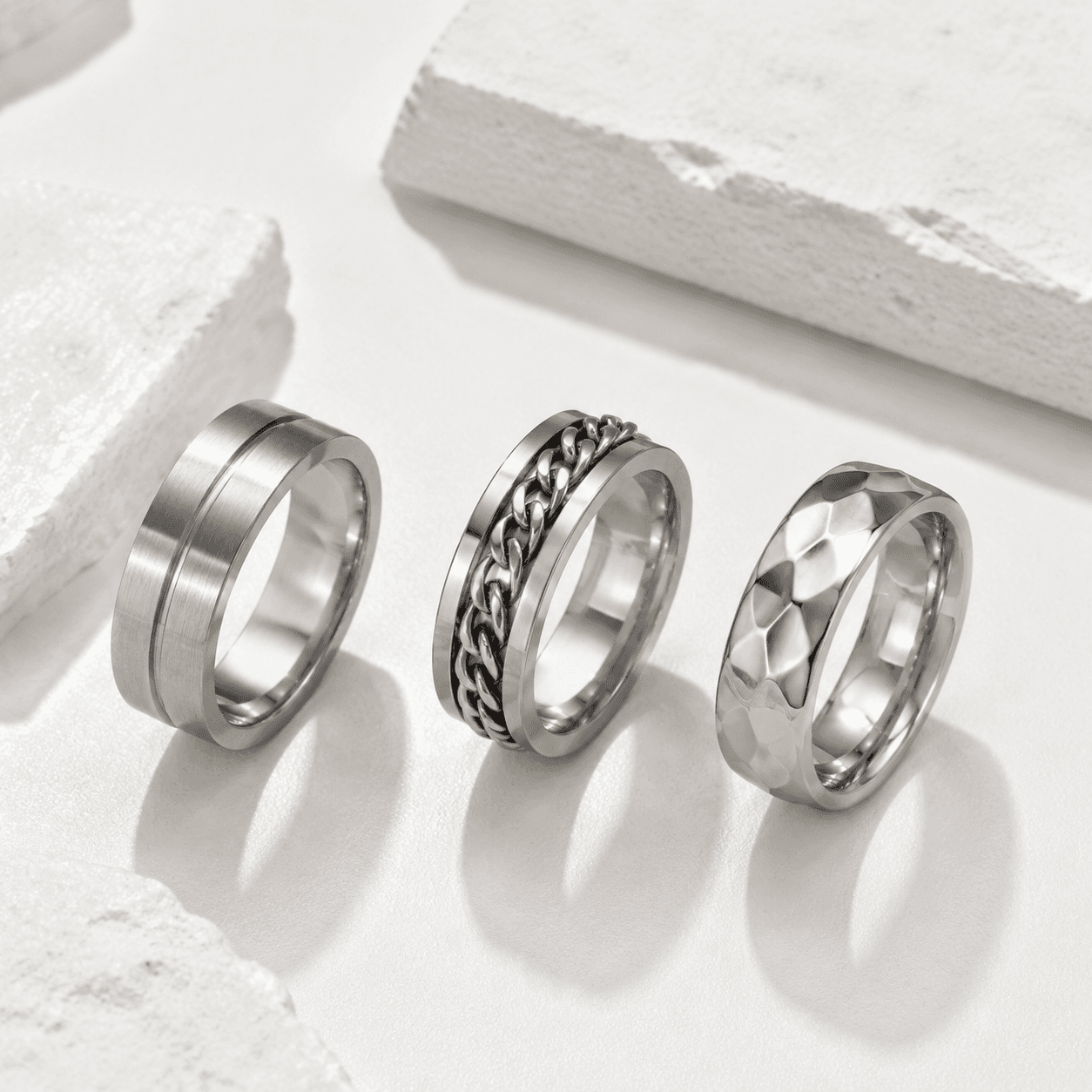 Simple Stainless Steel Ring Men Gift Collection Hub 2026