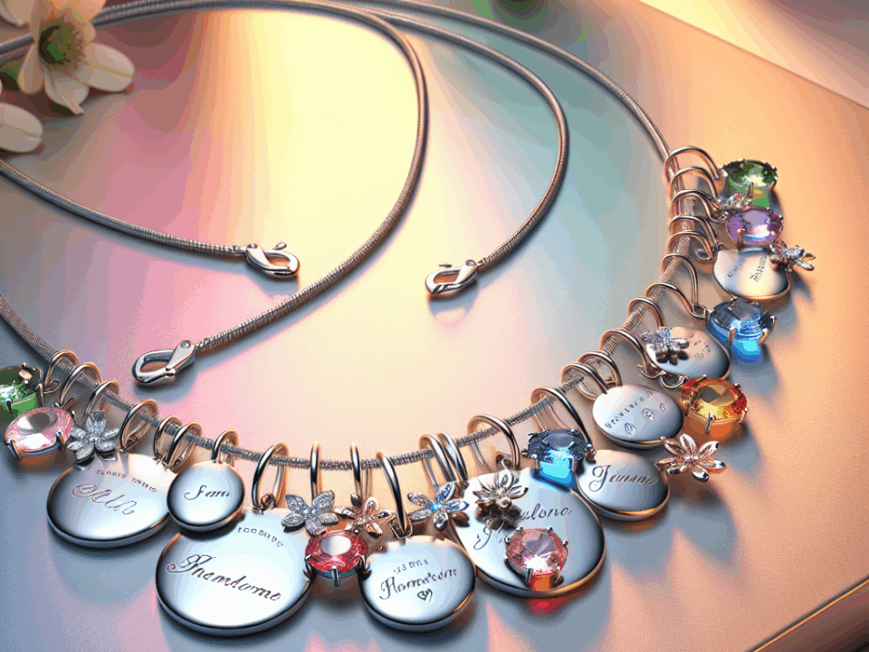 Embrace Personalization with Custom Birthstone Charm Necklaces and Birth Month Flower Jewelry