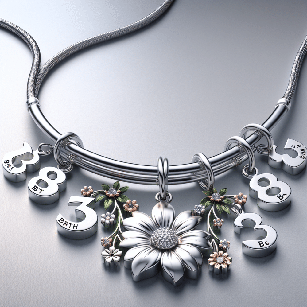 How Can You Guide to custom birth flower charm necklace?